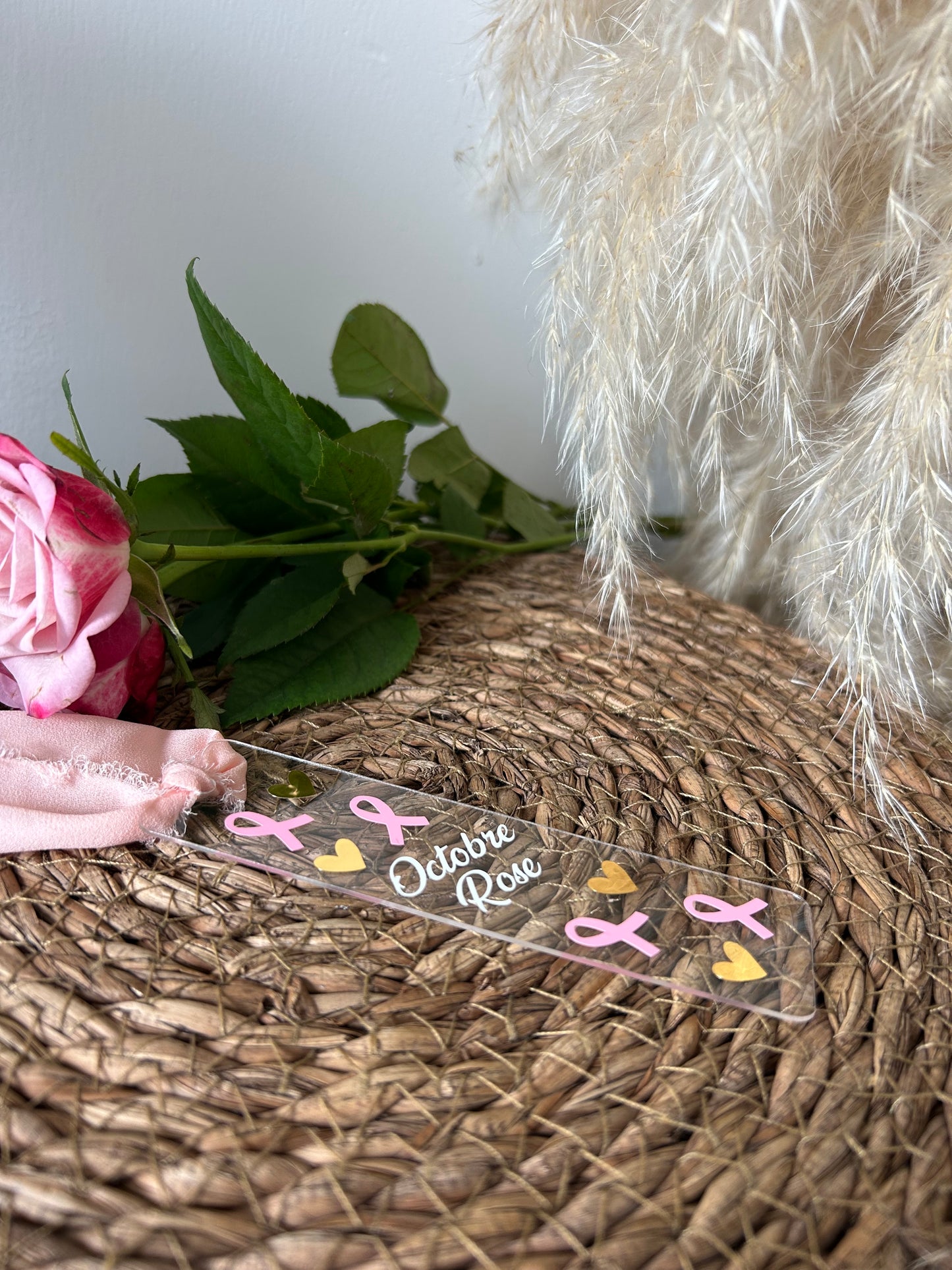 Marque page « Octobre rose »