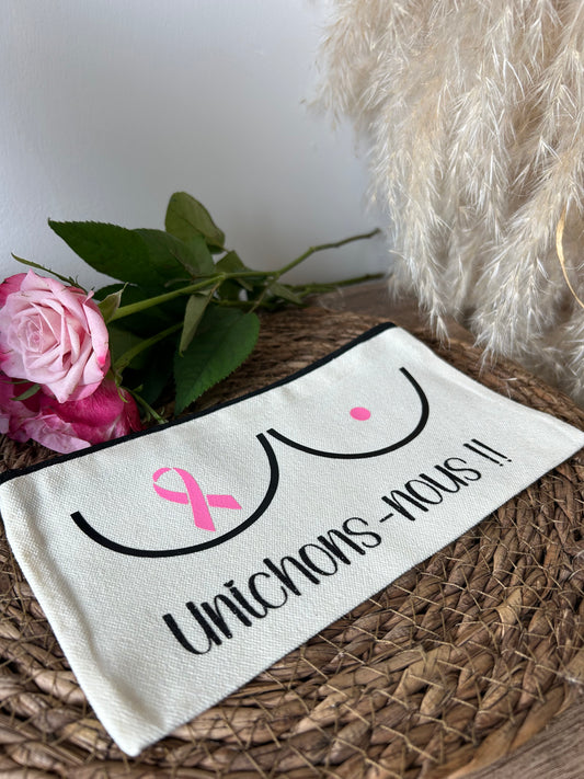 Pochette en coton « Unichons-nous »