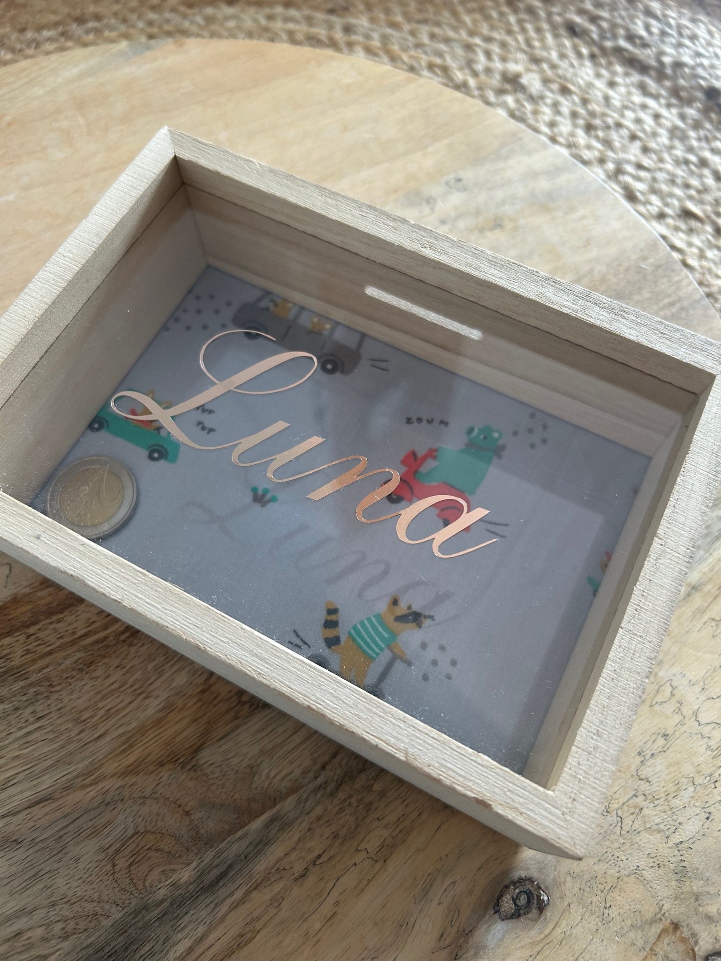 Tirelire "Trotte animals"